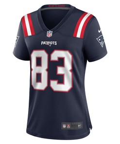 Lil'Jordan Humphrey New England Patriots Women's Game Player Jersey - Navy