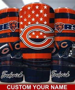 Limited Edition Custom Name Tumbler - Chicago Bears