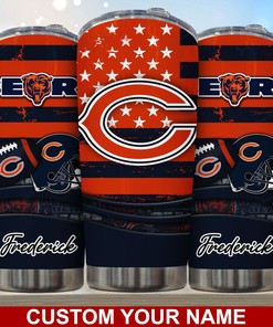 Limited Edition Custom Name Tumbler - Chicago Bears