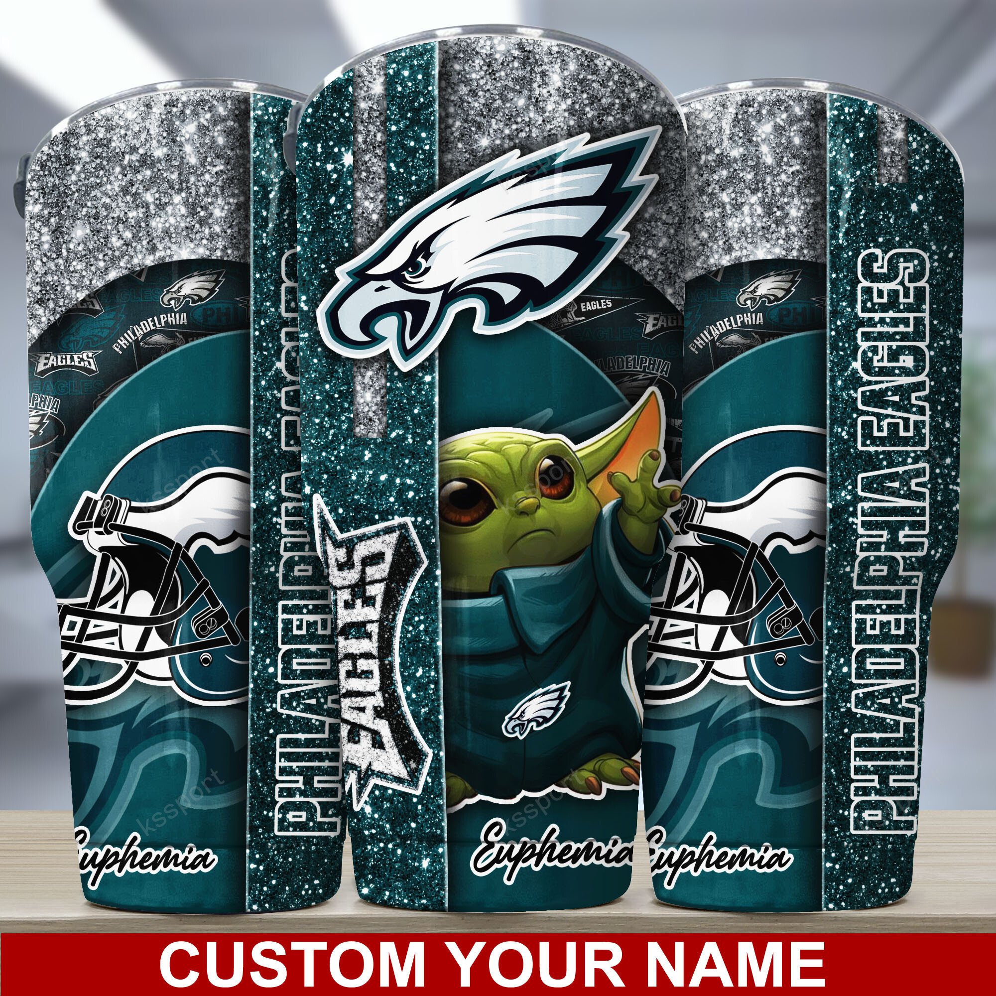 Limited Edition Philadelphia Eagles Custom Name Tumbler for Collectors
