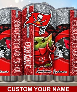 Limited Edition Tampa Bay Buccaneers Custom Name Tumbler - Get Yours Now
