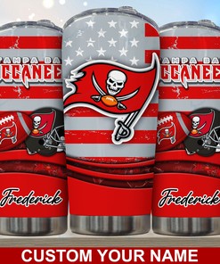 Limited Edition Tampa Bay Buccaneers Custom Name Tumbler for Fans
