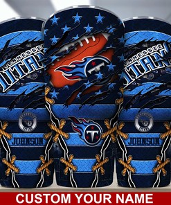 Limited Edition Tennessee Titans Custom Name Tumbler - Perfect Gift