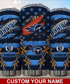 Limited Edition Tennessee Titans Custom Name Tumbler - Perfect Gift