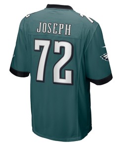 Linval Joseph 72 Philadelphia Eagles Game Player Jersey - Midnight Green