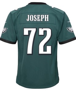Linval Joseph 72 Philadelphia Eagles Super Bowl LVII Champions 2 Stars 2 Stars Youth Game Jersey - Black