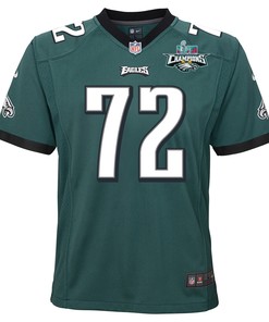 Linval Joseph 72 Philadelphia Eagles Super Bowl LVII Champions 2 Stars 2 Stars Youth Game Jersey - Black