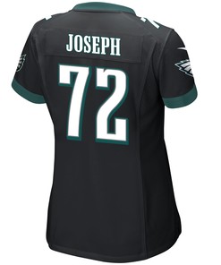 Linval Joseph 72 Philadelphia Eagles Super Bowl LVII Champions 2 Stars Women Game Jersey - Black