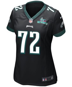 Linval Joseph 72 Philadelphia Eagles Super Bowl LVII Champions Women Game Jersey - Black