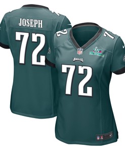 Linval Joseph 72 Philadelphia Eagles Super Bowl LVII Champions Women Game Jersey - Midnight Green