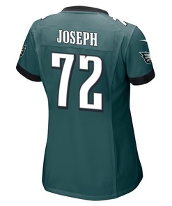Linval Joseph 72 Philadelphia Eagles Super Bowl LVII Champions Women Game Jersey - Midnight Green