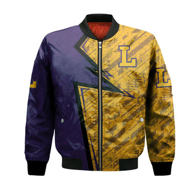 Lipscomb Bisons Bomber Abstract Pattern Sport- NCAA