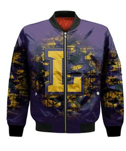 Lipscomb Bisons Bomber Jacket Camouflage Vintage  - NCAA