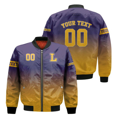 Lipscomb Bisons Fadded Bomber Jacket - NCAA