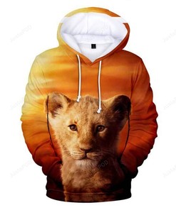 Little Lion 3D Hoodie Zip Hoodie