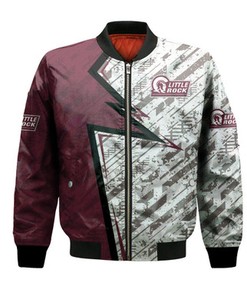 Little Rock Trojans Bomber Abstract Pattern Sport- NCAA