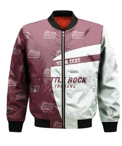 Little Rock Trojans Bomber Jacket Special Style - NCAA