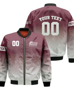 Little Rock Trojans Fadded Bomber Jacket - NCAA