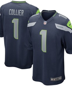 L.j. Collier Seattle Seahawks 2019 Nfl Draft First Round Pick Game Jersey Navy 2019