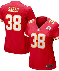 Ljarius Sneed Kansas City Chiefs Womens Game Jersey - Red Nfl