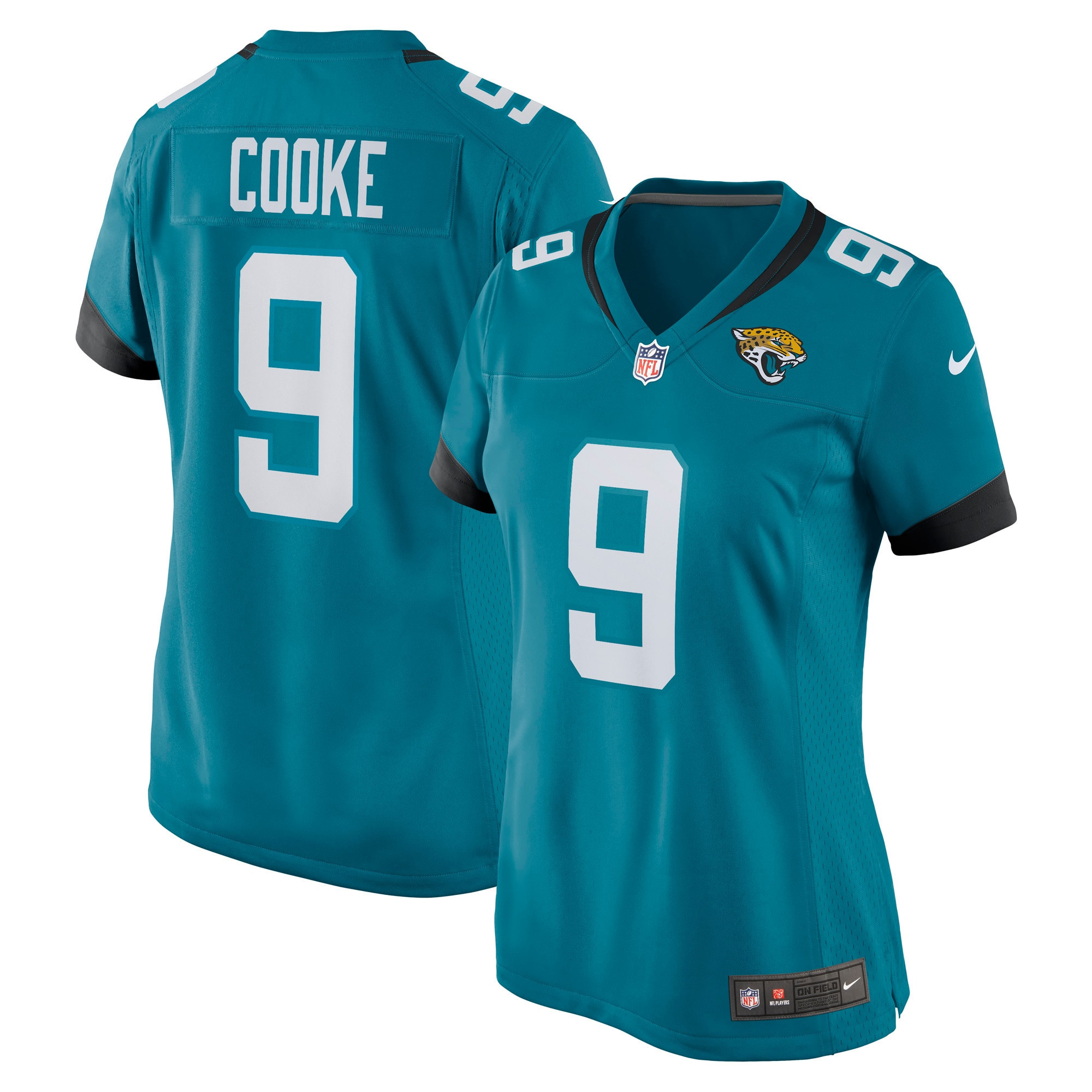 Logan Cooke Jacksonville Jaguars Womens Game Jersey - Teal Nfl
