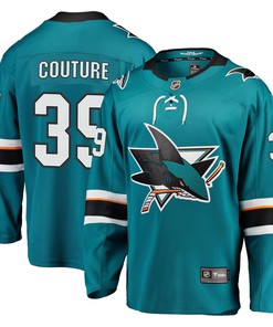 Logan Couture San Jose Sharks Fanatics Branded Home Premier Breakaway Player Jersey - Teal Nhl