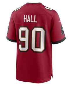 Logan Hall Tampa Bay Buccaneers Game Player Jersey - Red