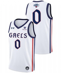 Logan Johnson 0 Saint Mary's Gaels 2022 College Basketball Men Jersey - White