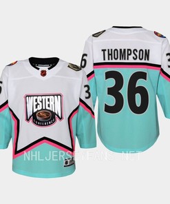 Logan Thompson 36 Vegas Golden Knights 2023 All-Star Western Conference White