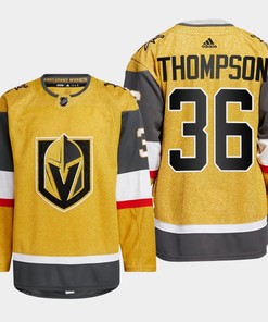 Logan Thompson 36 Vegas Golden Knights Gold Jersey 2023 Home