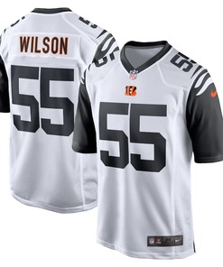 Logan Wilson 55 Cincinnati Bengals Alternate Game Player Jersey - White