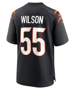 Logan Wilson 55 Cincinnati Bengals Game Jersey - Black