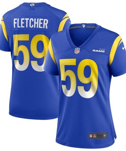 London Fletcher Los Angeles Rams Womens Game Retired Player Jersey - Royal Nfl