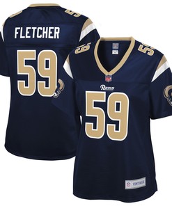London Fletcher St. Louis Rams Nfl Pro Line Womens Retired Player Jersey - Navy