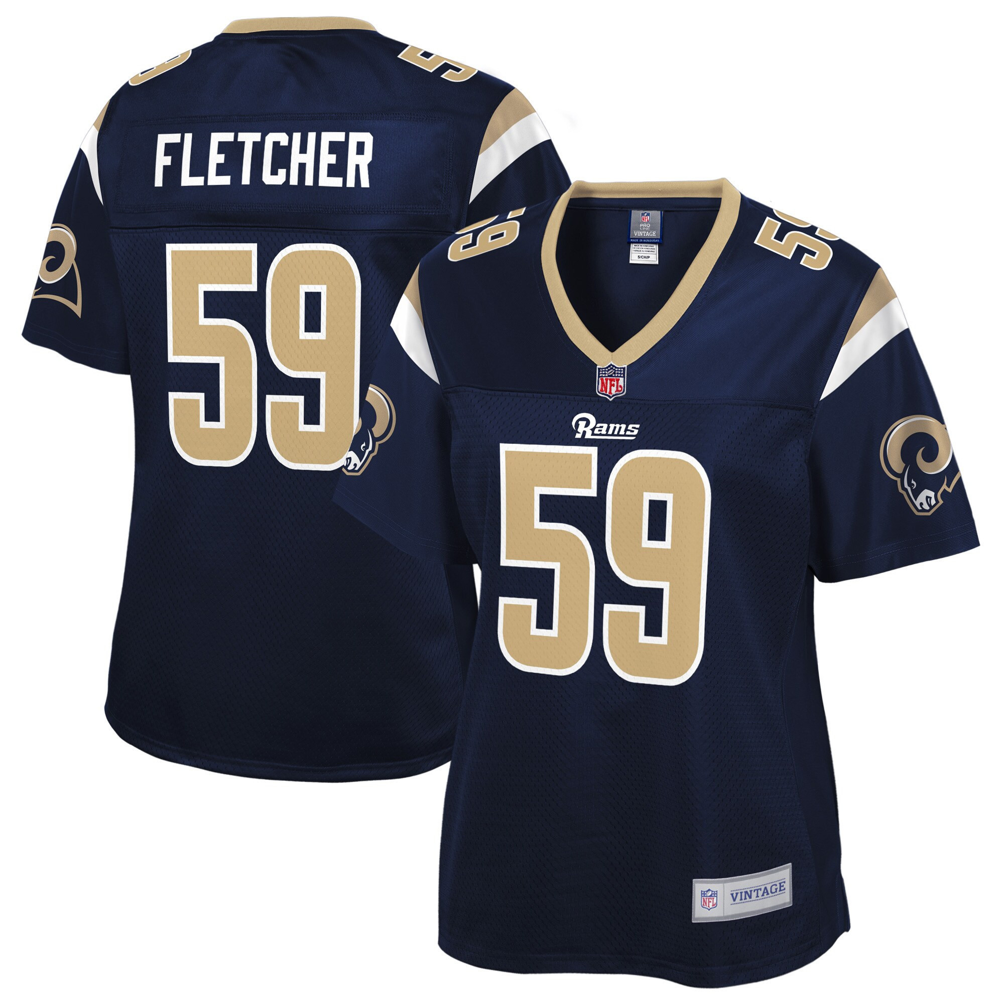 London Fletcher St. Louis Rams Nfl Pro Line Womens Retired Player Jersey - Navy Nfl