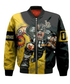 Long Beach State 49ers Bomber Jacket Football Go On - NCAA