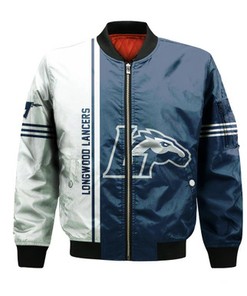 Longwood Lancers Bomber Jacket Half Style - NCAA