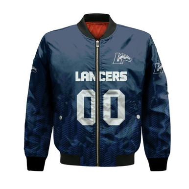 Longwood Lancers Bomber Jacket Logo Sport Ombre - NCAA