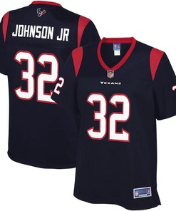 Lonnie Johnson Jr. Houston Texans Nfl Pro Line Womens Team Player Jersey - Navy
