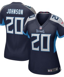 Lonnie Johnson Tennessee Titans Women's Game Player Jersey - Navy