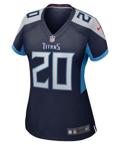 Lonnie Johnson Tennessee Titans Women's Game Player Jersey - Navy