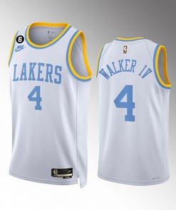 Lonnie Walker IV 4 2022-23 Los Angeles Lakers White Classic Edition Jersey