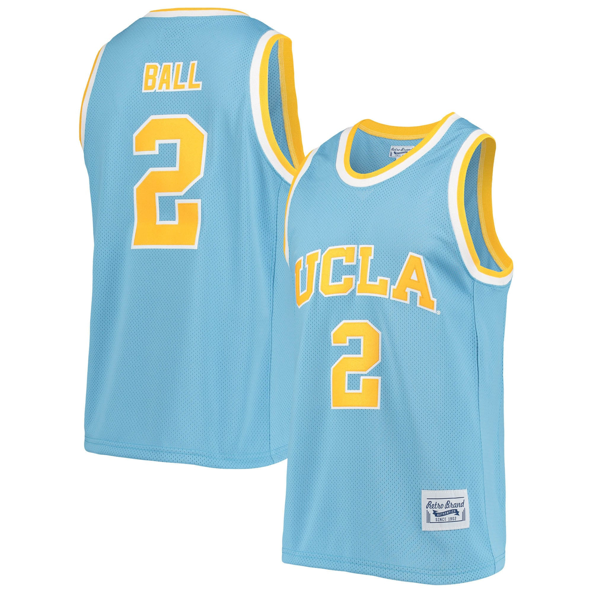 Lonzo Ball Ucla Bruins Original Retro Brand Alumni Basketball Jersey - Blue Ncaa