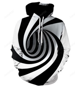 Loose 3D Hoodie Zip Hoodie