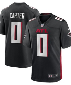 Lorenzo Carter 0 Atlanta Falcons Game Player Jersey - Black