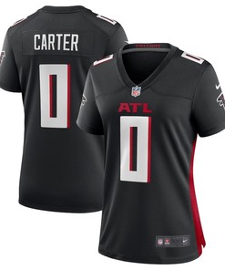 Lorenzo Carter 0 Atlanta Falcons Women's Game Player Jersey - Black