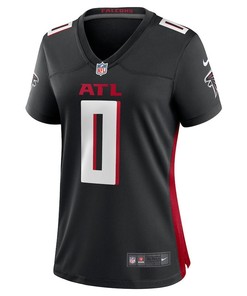 Lorenzo Carter 0 Atlanta Falcons Women's Game Player Jersey - Black