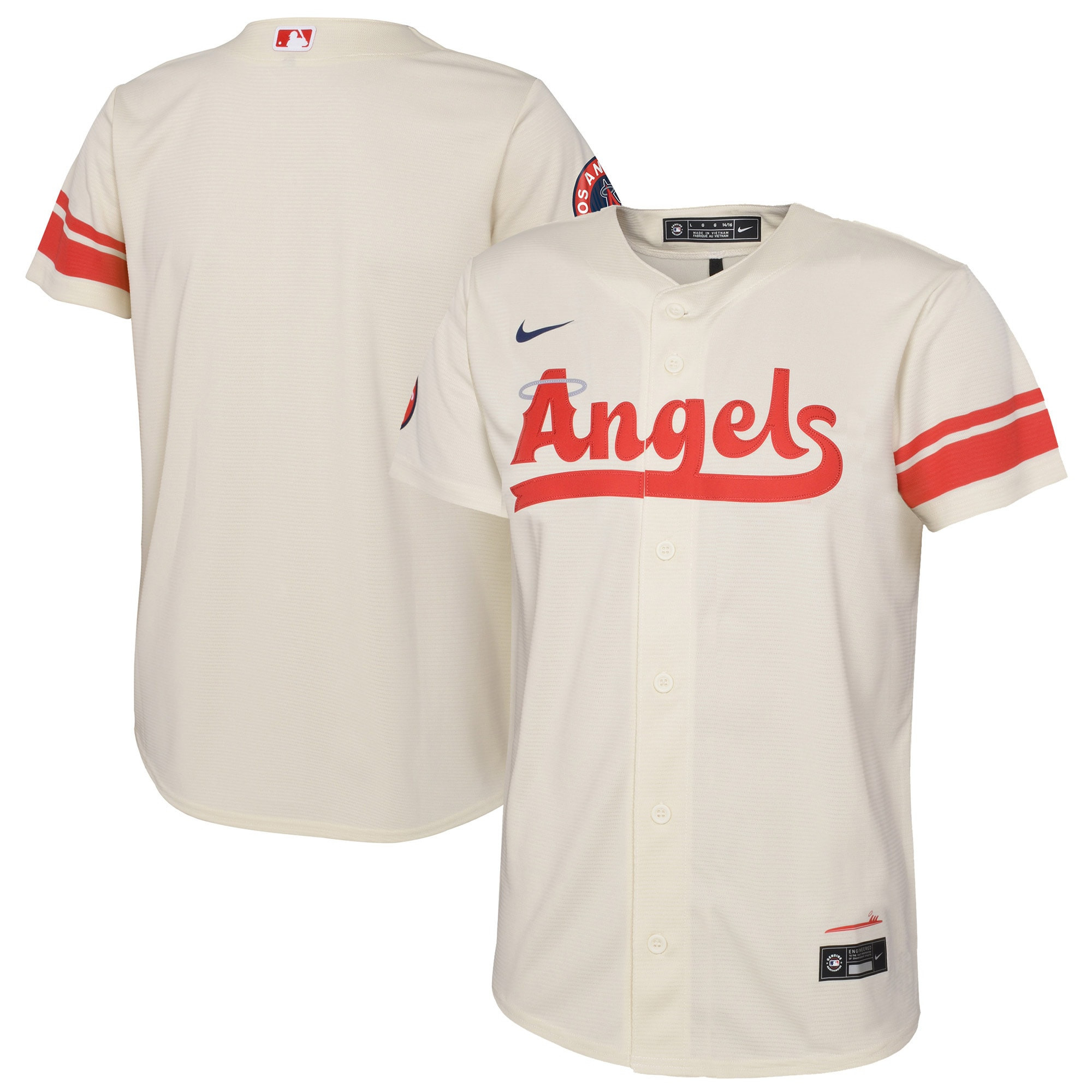 Los Angeles Angels 2022 City Connect Replica Team Jersey - Cream Mlb