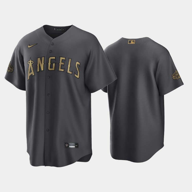 Los Angeles Angels 2022-23 All-Star Game AL Charcoal Jersey