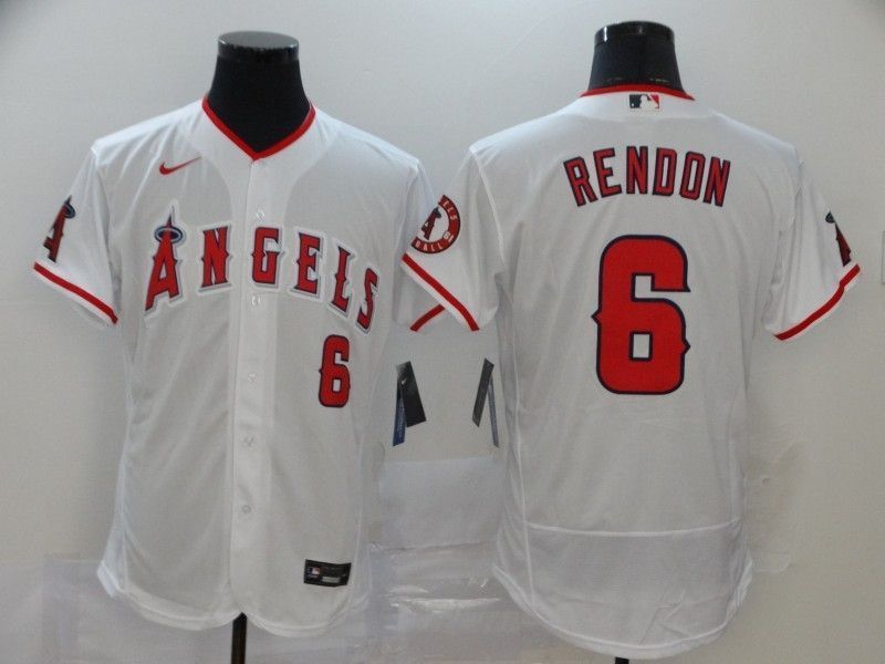 Los Angeles Angels Anthony Rendon #6 2020 Mlb White Jersey